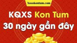 ảnh chụp màn hình kết quả xổ số kon tum 30 ngày