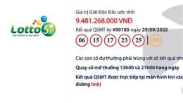 ảnh chụp màn hình kết quả xổ số lotto