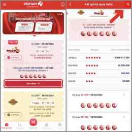 giao diện app dò xổ số đắk lắk