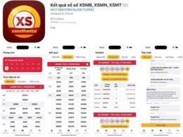 giao diện app dự đoán xổ số me