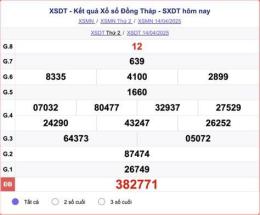 giao diện app kết quả xổ số đồng tháp hôm nay
