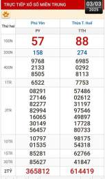 giao diện app kết quả xổ số huế