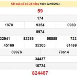 kết quả xổ số đà nẵng tuần trước