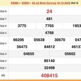 kết quả xổ số đài bình dương