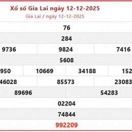 ket qua xo so gia lai