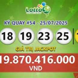 kết quả xổ số lotto 5/35 hôm nay