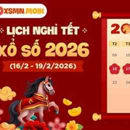 lịch nghỉ tết xổ số miền bắc 2026