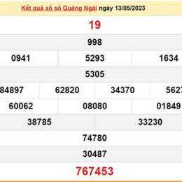 quả xổ số quảng ngãi