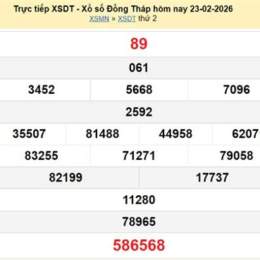 so xo dong thap hom nay