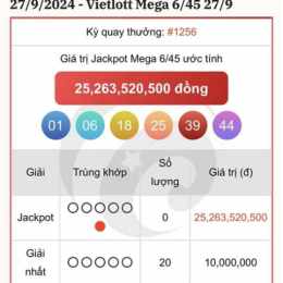 số xổ vietlott hôm nay