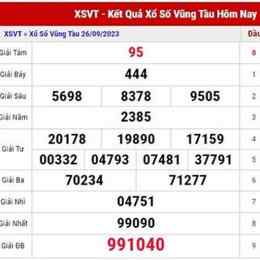 thống kê xổ số vũng tàu
