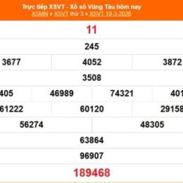 trực tiếp xổ số vũng tàu