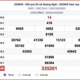 xem kết quả xổ số quảng ngãi