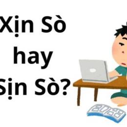 xịn xò hay sịn sò