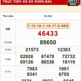 xổ số 20/11