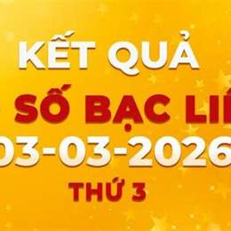 xổ số bạc liêu ngày 3 tháng 3