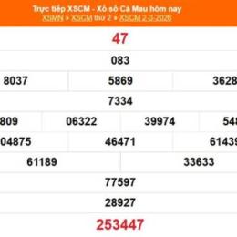 xổ số cà mau ngày 23 tháng 2