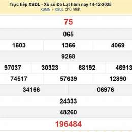 xổ số đà lạt ngày 12 tháng 04