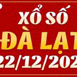 xổ số đà lạt ngày 22 tháng 12