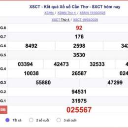 xổ số đài cần thơ hôm nay