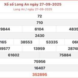 xổ số đài long an bốn đài