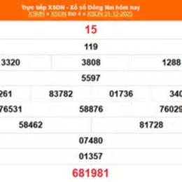 xổ số đồng nai 28 tháng 1