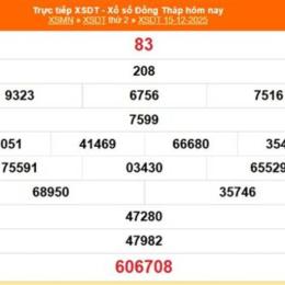 xổ số đồng tháp 19 tháng 1