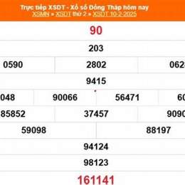 xổ số đồng tháp 3 tháng 8