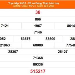 xổ số đồng tháp 30 tháng 03