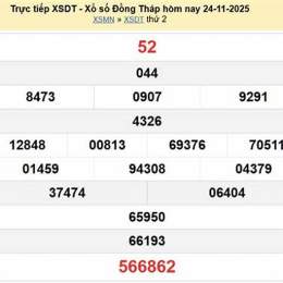 xổ số đồng tháp ngày 11 tháng 05