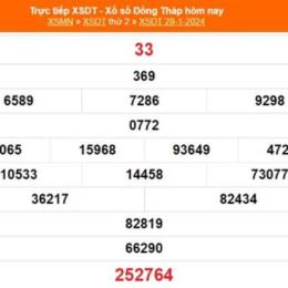 xổ số đồng tháp ngày 29 tháng 12