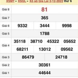 xổ số gia lai chiều nay