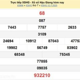 xổ số hậu giang 19 tháng 09