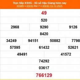 xổ số hậu giang ngày 29 tháng 11