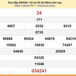 xổ số hồ chí minh 24 tháng 11