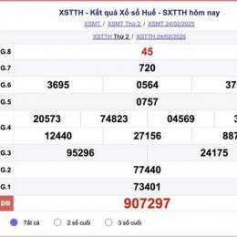 xổ số huế 100 ngày