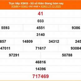 xổ số kiên giang ngày 4 tháng 1
