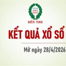 xổ số kiến thiết bến tre ngày 28 tháng 7