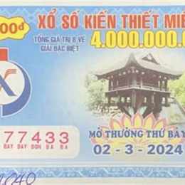 xổ số kiến thiết miền bắc thứ ba