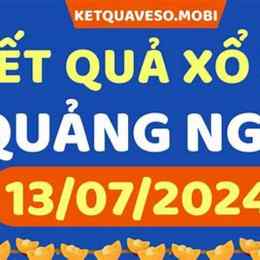 xổ số kiến thiết ngày 13 tháng 7