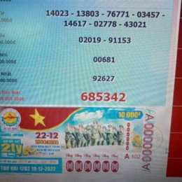 xổ số kiến thiết ngày 19 tháng 11