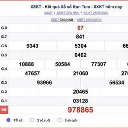 xổ số kiến thiết tỉnh kon tum