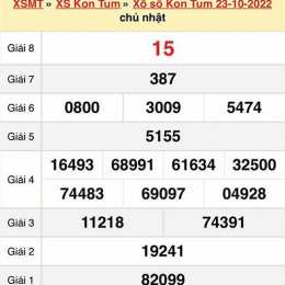 xổ số kon tum chủ nhật hàng tuần