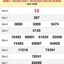 xổ số kon tum hàng tuần
