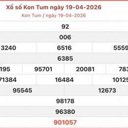 xổ số kon tum ngày 19 tháng 7