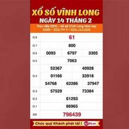 xổ số long an 14 tháng 2