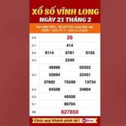 xổ số long an 21 tháng 2