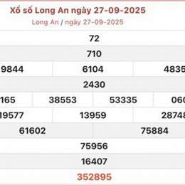 xổ số long an bốn đài hàng tuần