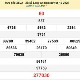 xổ số long an ngày 13 tháng 6