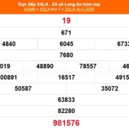 xổ số long an ngày 30 tháng 5